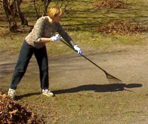 Jäspilänpihalla huhtikuussa 2008